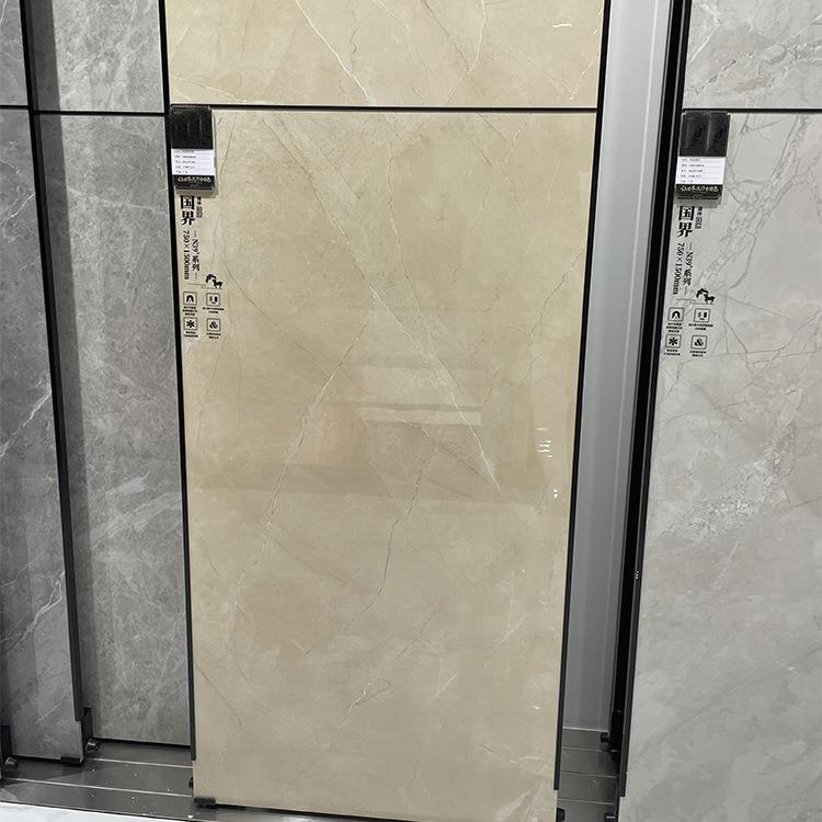 瓷砖现代简约风黄色客厅卧室防滑地砖750x1500厨房卫生间阳台墙砖