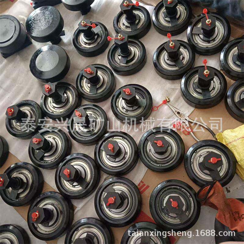 轨吊承载轮组矿用轨吊机车配件重型行走轮