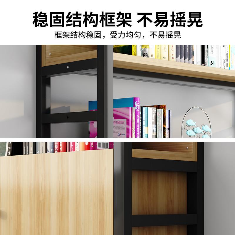 3YV5书架置物架落地家用卧室多层收纳架子铁艺储物架客厅儿童简易
