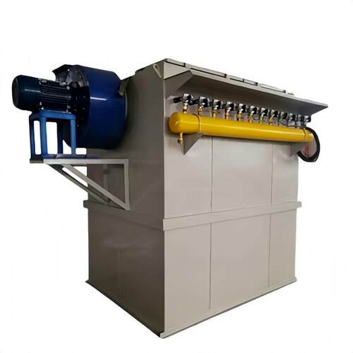 布袋除尘器单机小型搅拌站64袋仓顶除尘器工业脉冲布袋除尘器无尘