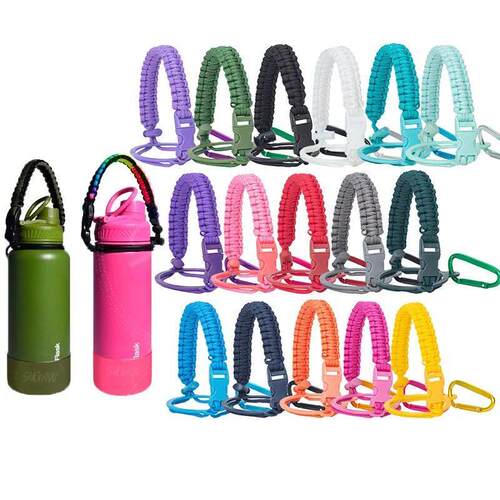 12-40oz Aquaflask Paracord Holder Rope Water Bottle Handle T