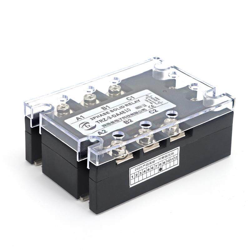 相A固态制继电器10ATRZ-3-D4810直流三控交流固TRZ-3-DA态继电器