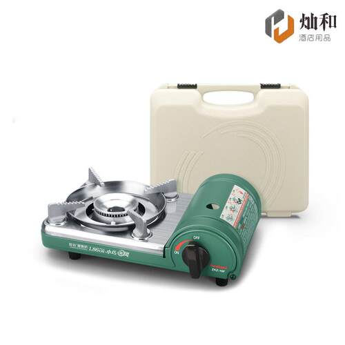 岩谷户外迷你小型卡式炉便携防风烧烤炉具野炊炉带收纳盒 ZKZ-16