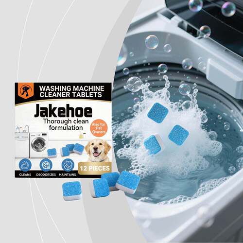 JAKEHOE Washing Machine Cleaning Tablets - Gentle and Effect
