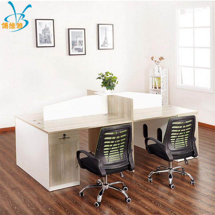 办公家具职员办公桌屏风员工位2人现代简约办公家具桌椅4人位卡座