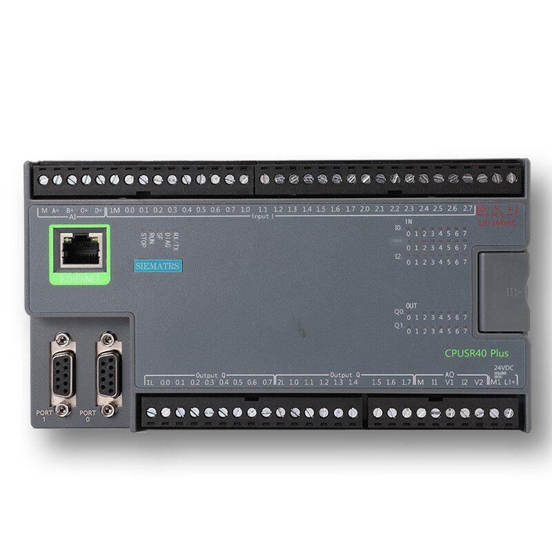 国产SMART CPU ST20 ST40 SR20 SR40 PLC双串口自带模拟量