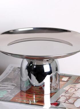 代极简高脚水果盘样板房北欧现品创NMX意几托茶盘餐桌软装饰展厅