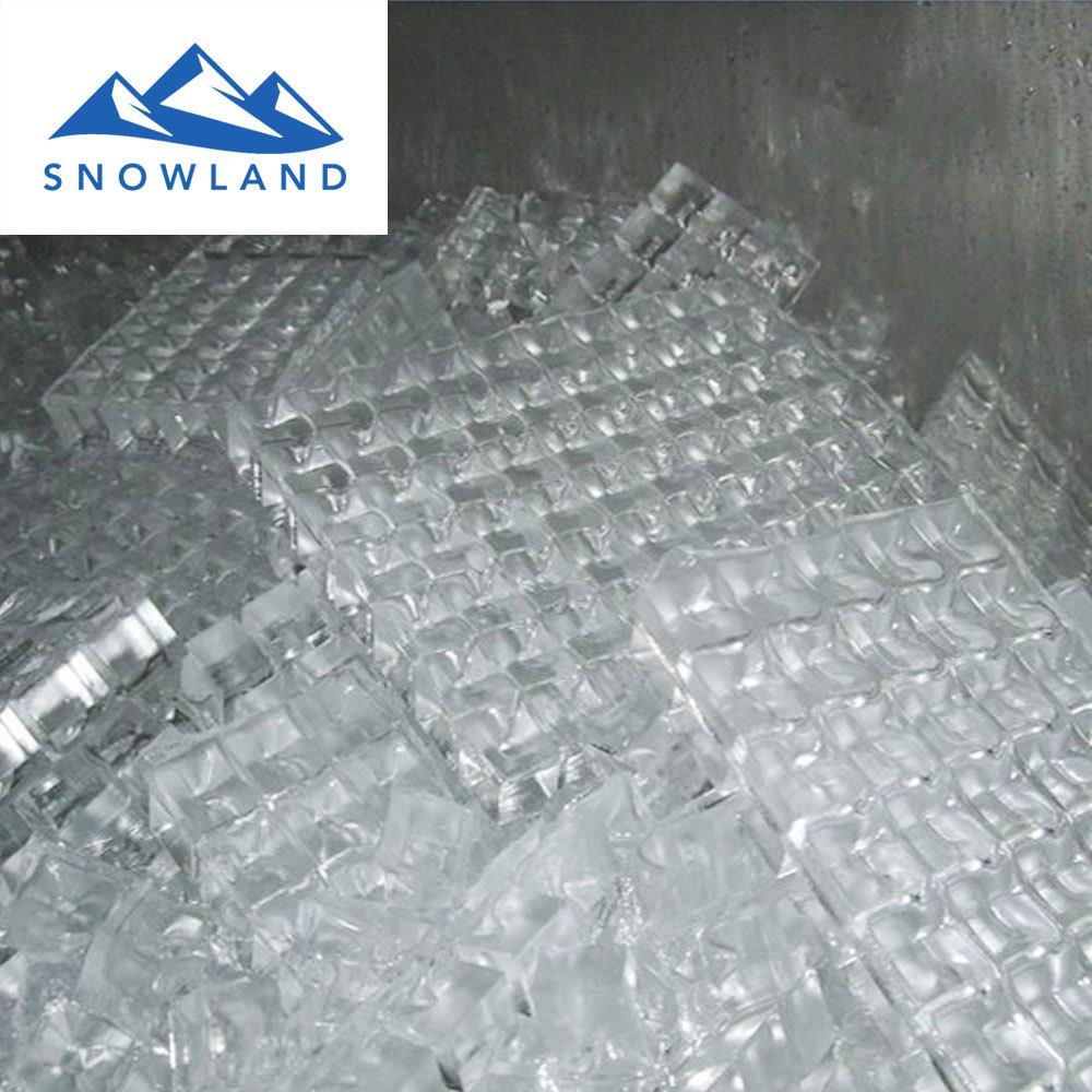 雪源Snowand机3吨水冷方冰不锈钢材质透明冰l块保鲜CV3T-R4W降温