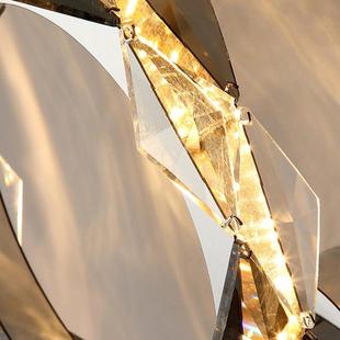 极简轻奢楼梯水晶壁灯欧式 简卧室客厅房景过道民宿别墅背941约壁