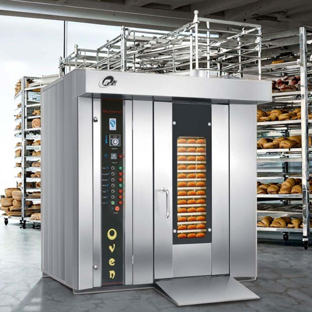 直销16 32盘月饼鲜花饼馕饼烤炉 商用湘西糯米锅巴热风旋转炉