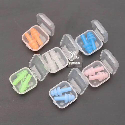 Optional Color Soundproof Dormitory Anti-noise Earplugs Sili