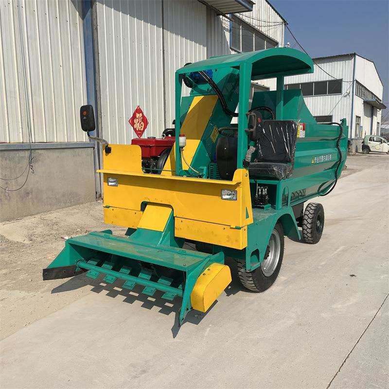 养殖牛粪省工清扫车5立方清粪车详细参数铲粪车操作视频简介