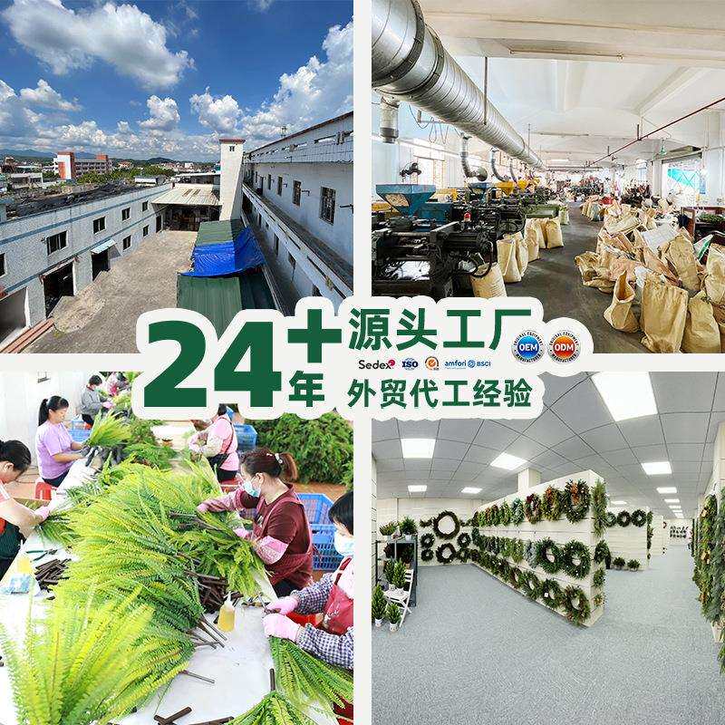 外贸绿植铁艺笼子金钱叶薄荷叶迷迭香盆栽创意仿真植物装饰摆件