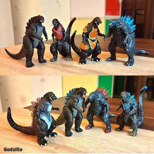 正品兽超大号儿童玩具哥斯拉摆件搪胶手办视Godzlila影科幻怪动漫