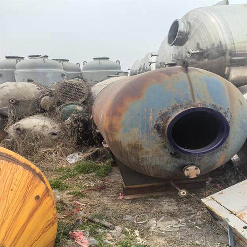 销售二手搪瓷储罐 5吨搪瓷储罐 6300L搪瓷储罐 化工制药工业储罐