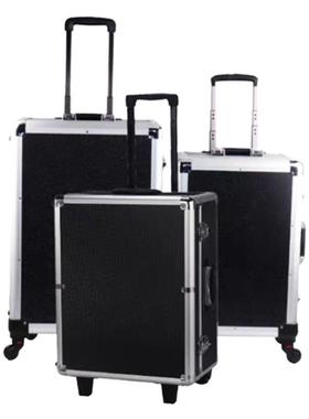 合拉金杆式工JNJ具箱航空箱带轮子仪器铝设备五收纳金箱铝箱万向