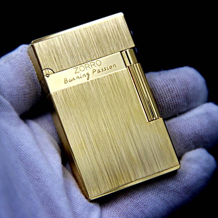 高档r香港zoro佐创罗打火机朗声充气火机 男士个性意量礼品纯铜限