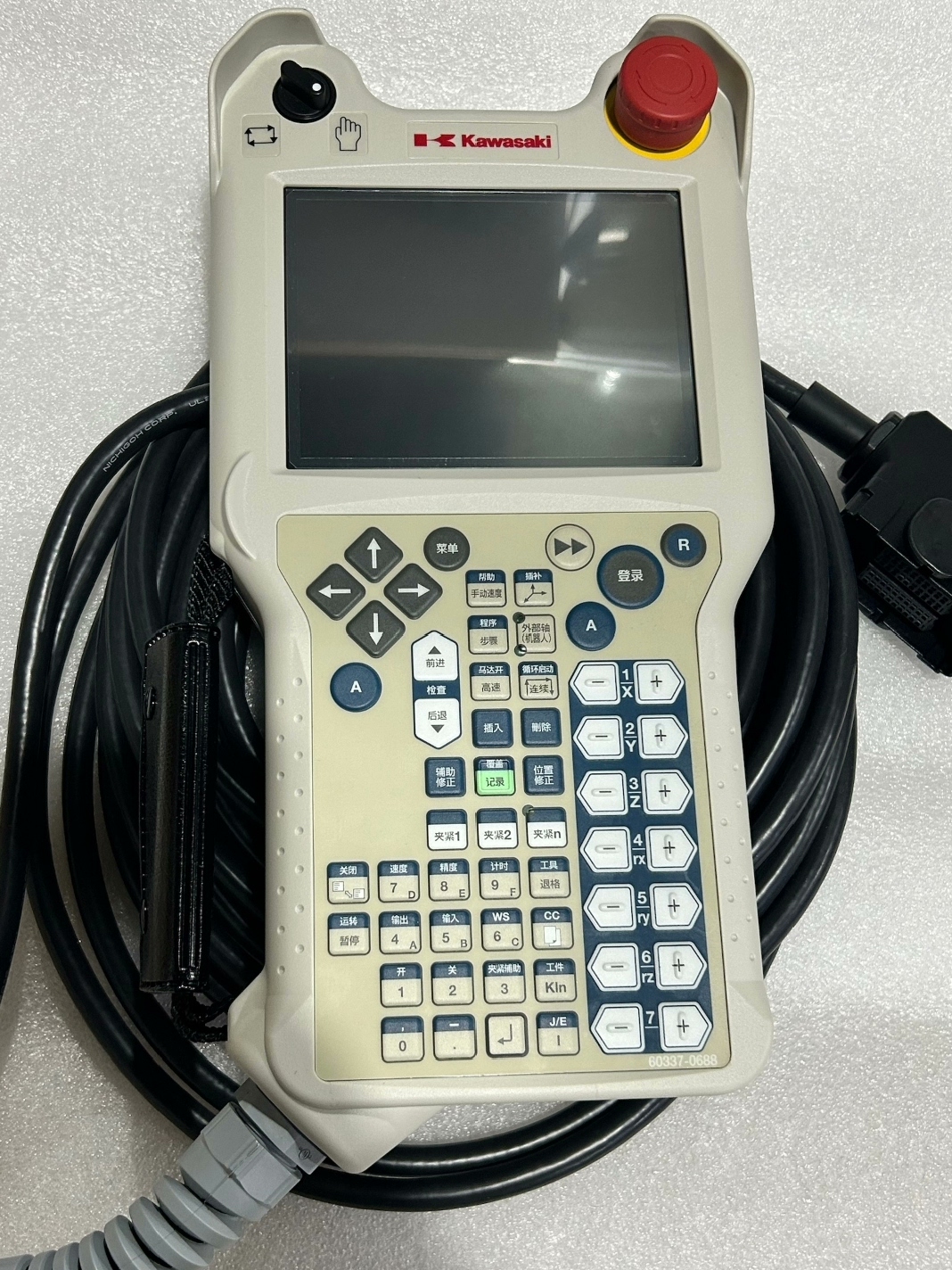 50817-0096L 10川崎机器人示教器，原装全新，带1