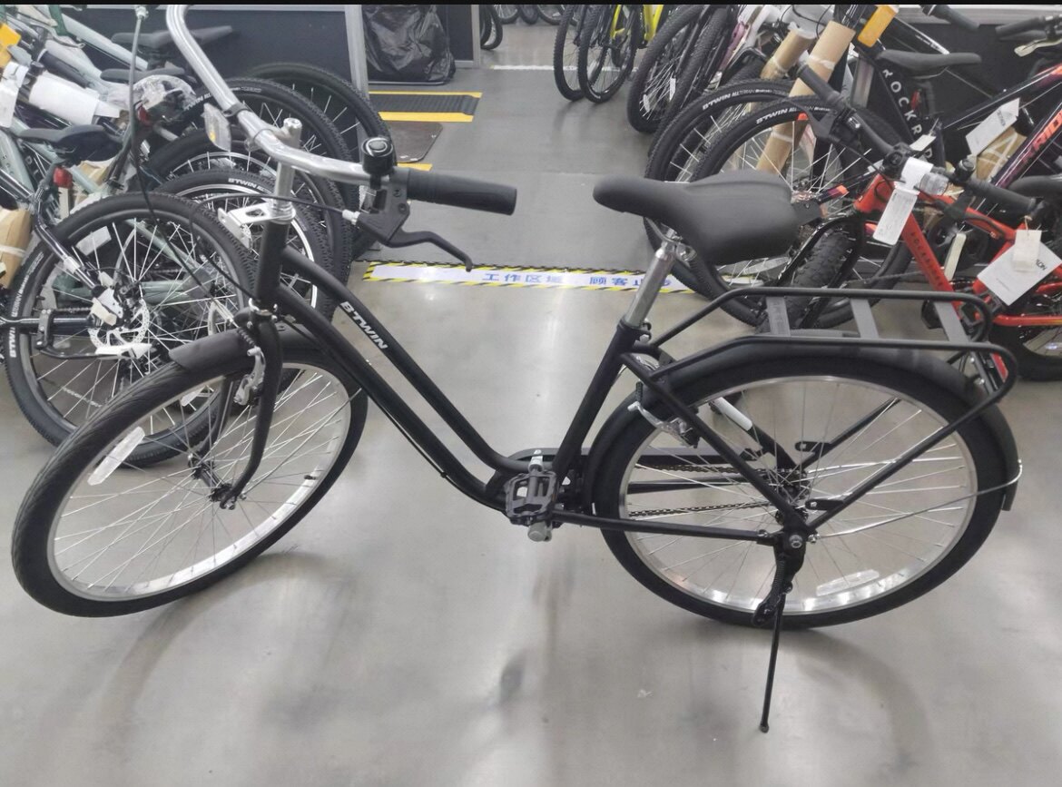 Городской велосипед Decathlon ELOPS 100LF 26 дюймов прогулочный женский photo review