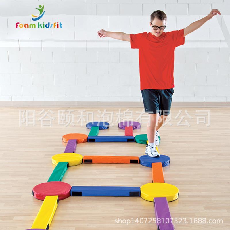 儿童感统训练软体平衡桥 组合平衡木幼儿园家庭儿童运动用品 安全