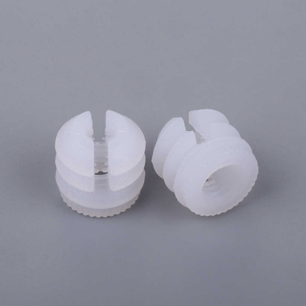 三合一透明膨胀预埋螺母 开口螺母五金家具配件