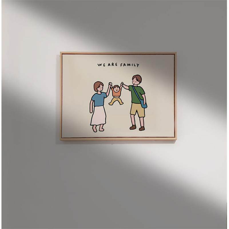 卡通简约超薄电表箱装饰画儿童挂画配电箱画电闸箱装饰遮挡免打孔