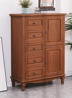 8斗柜K木美斗式SWN收纳储物小柜子五柜客厅靠墙家用餐边柜卧实室