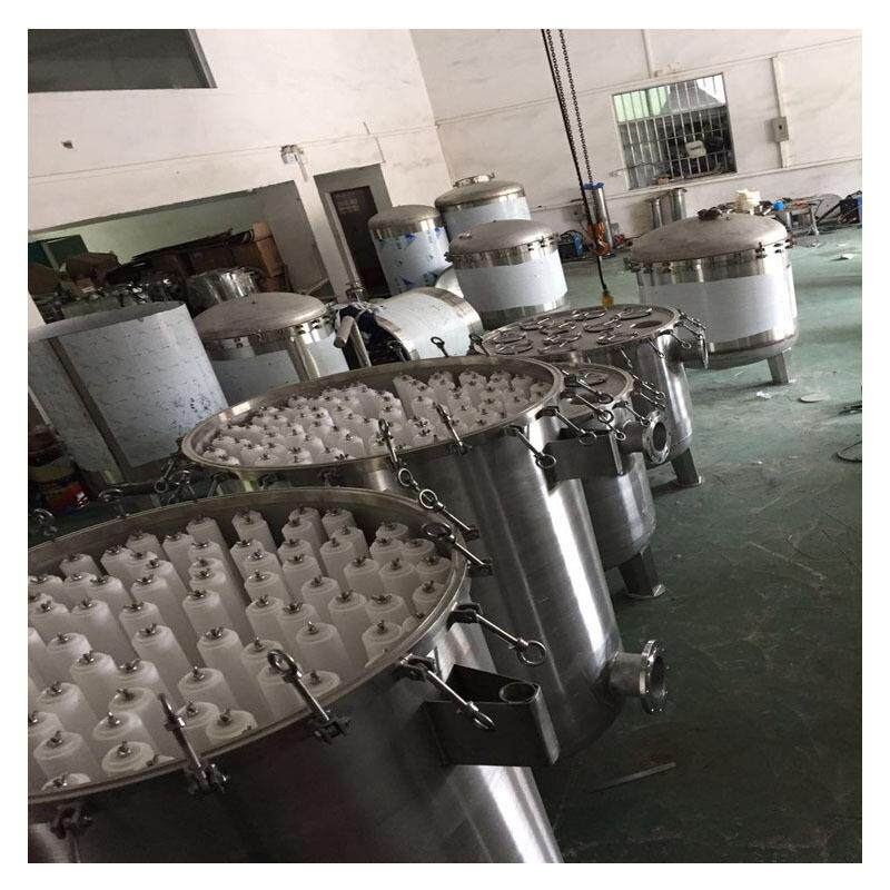 不锈钢保安过滤器大流量保安多芯式过滤器工业纯水预处理设备