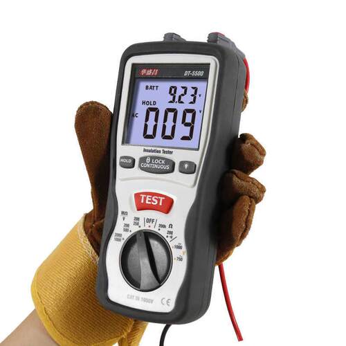 CEM数字绝缘电阻测试仪DT-5500兆欧表高精度DT-5505