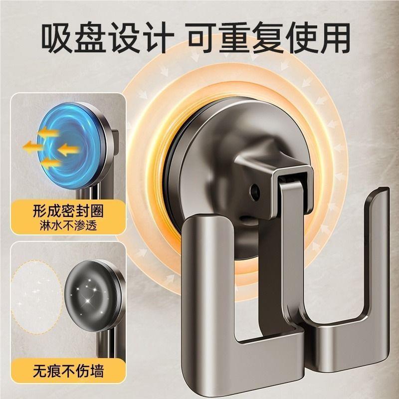吸盘纳室拖鞋挂无品牌/架免打壁挂式门后收挂钩浴厕所卫生间置物