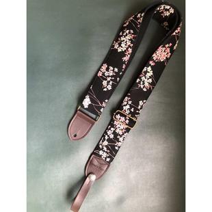 纯手工带海绵垫层通用吉他背带贝斯背带Guitar straps