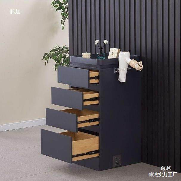 发店具柜美发店工具车发剪推车发廊工作工储物工带974抽屉具台