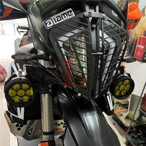 适用KTM 790ADV 390ADV 890ADV R改装大灯护网铝合金床包客厅灯罩