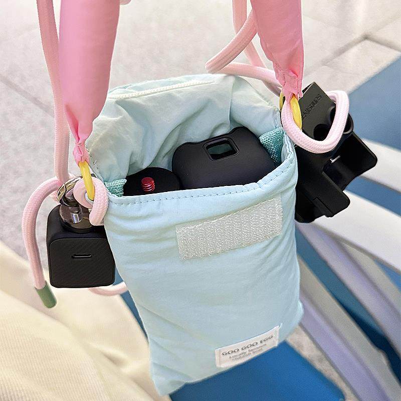 大疆pocket3收纳包单肩斜挎可爱相机包防冻保暖防关机手机保护套