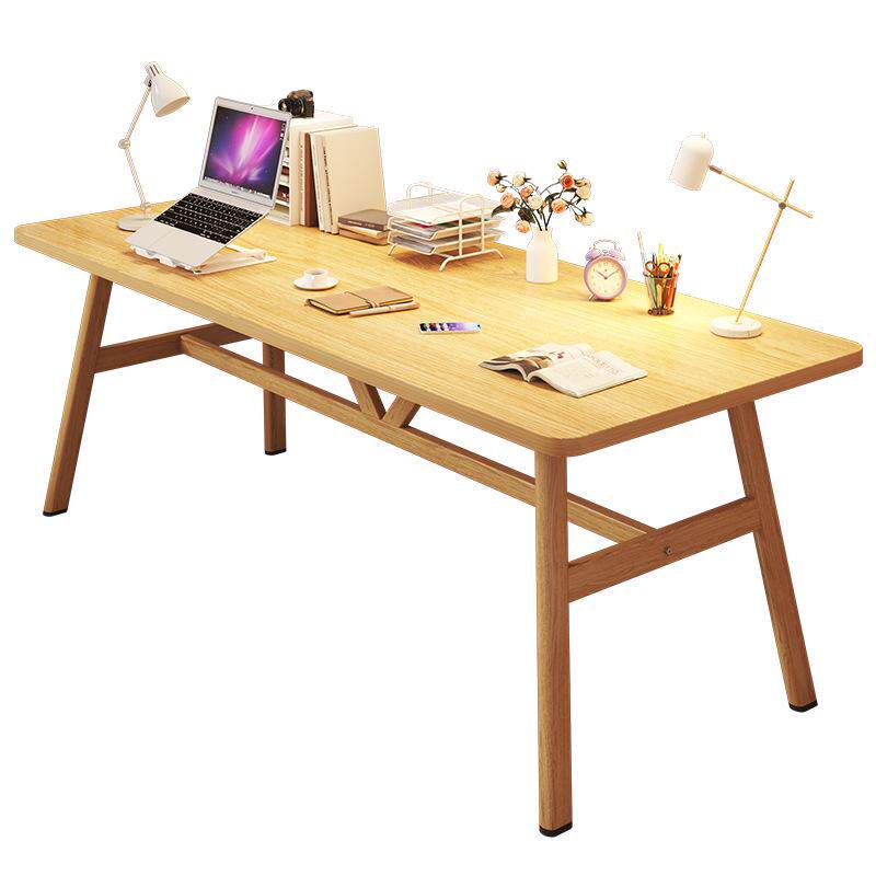 电脑桌椅套装一套办公桌简约现代书桌学生家用写字桌卧室复古桌子