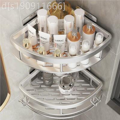 卫间浴室三置物架洗生手间所架子5nOsBLxc免打孔厕壁挂式墙上洗澡