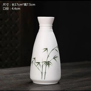 精致手绘陶瓷白瓷花瓶佛堂桌面供佛观音玉净瓶装饰插花净水瓶摆件