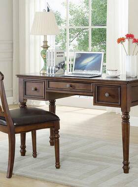 美体式实木书桌书柜架一组合家用儿童学习办桌卧室VME学书生电脑