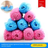 2000祇 套无纺布加厚耐磨室内家用工厂无尘车间防滑脚套 一次性鞋