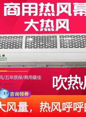 远红外电热幕空气门电热大功率空气幕热风幕静音暖风帘机挡冷风商