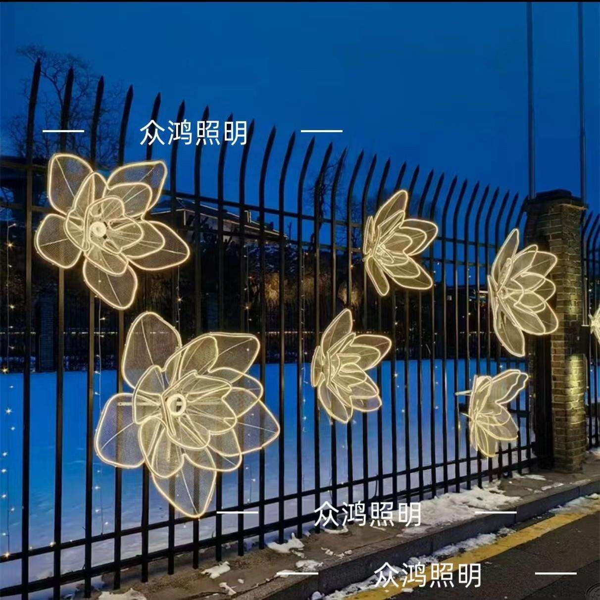 户外LED蝴蝶造型灯蝴蝶动物灯墙体挂树灯节日草坪公园景观亮化灯