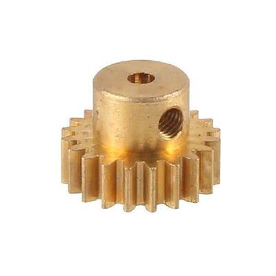 2PCS 2.3Mm Shaft Brass Pinion Motor Gear 48DP M0.6 M0.8 For