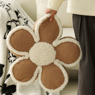 坐垫地上立体g异性蒲团榻榻米坐垫客厅地毯花朵坐墩阳台飘窗蒲团
