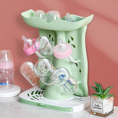 Baby Bottle Drying Rack Kitchen Organizer, Infant Bottle Dra