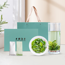 山东日照绿茶2024新茶特级板栗，浓香春茶小包装茶叶礼盒