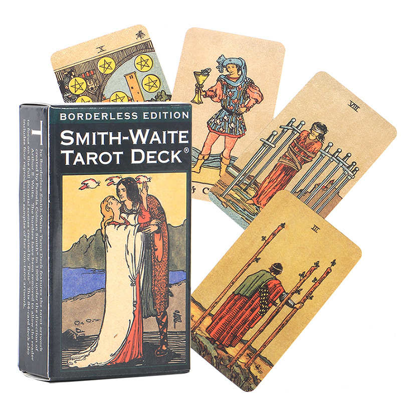 waiteedition 韦特边框borderless卡smith 无塔罗牌-tarot 神谕