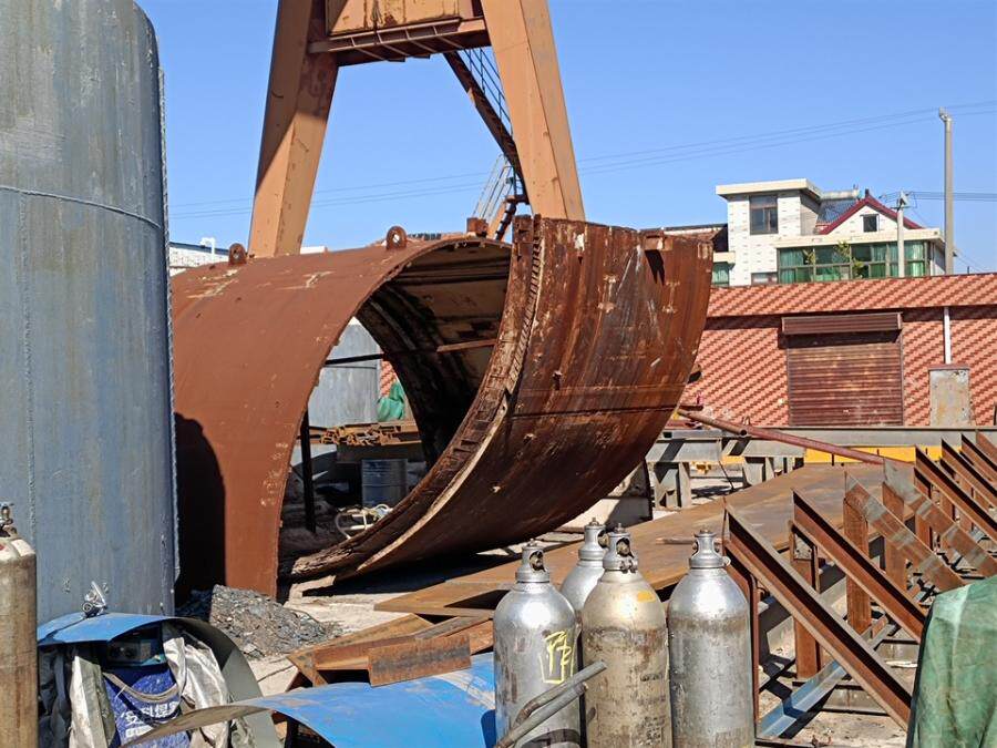 3月27日南通中船67号盾构机改造前尾盾一件网络拍卖公告