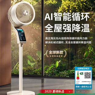 落地扇大风力立式 电风扇空气循环扇家用静音台式 电扇