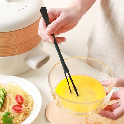 2-in-1 Simple Manual Egg Beater, Sesame Paste Spatula, Egg C