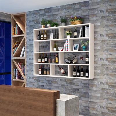 F76T85J8店O壁F9D餐厅酒柜酒酒架挂柜书架置物架壁挂板装饰饭店隔